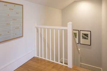 Stairs leading up to the first floor living-areas.