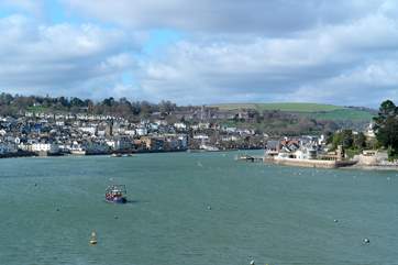 Looking back at Dartmouth from across the River Dart. What a fantastic holiday location!