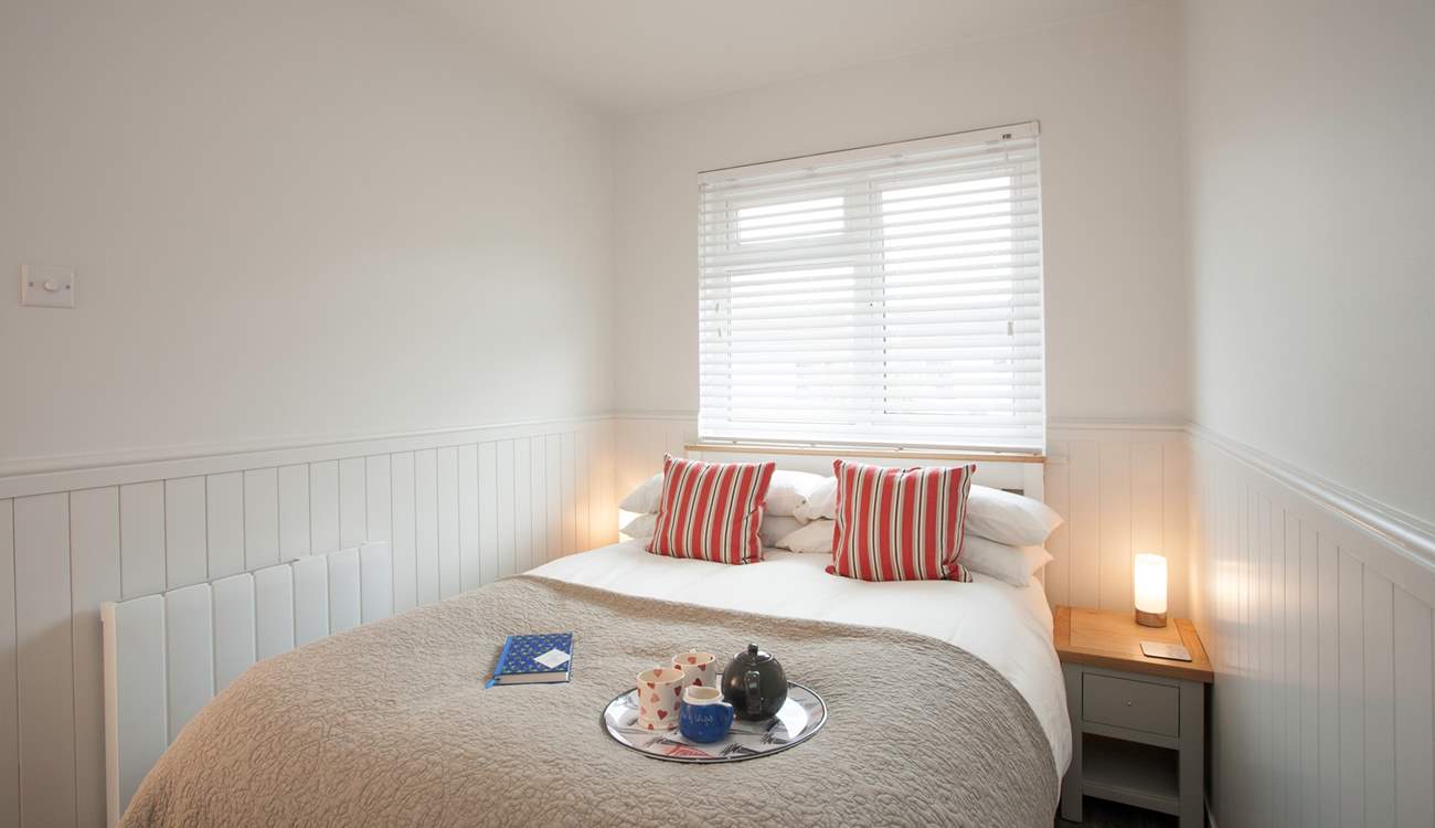 As you're on holiday, treat yourself to a lie in and a cuppa in bed!