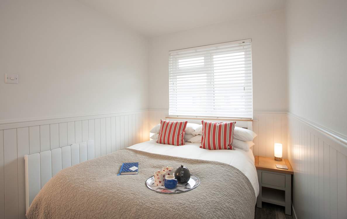 As you're on holiday, treat yourself to a lie in and a cuppa in bed!