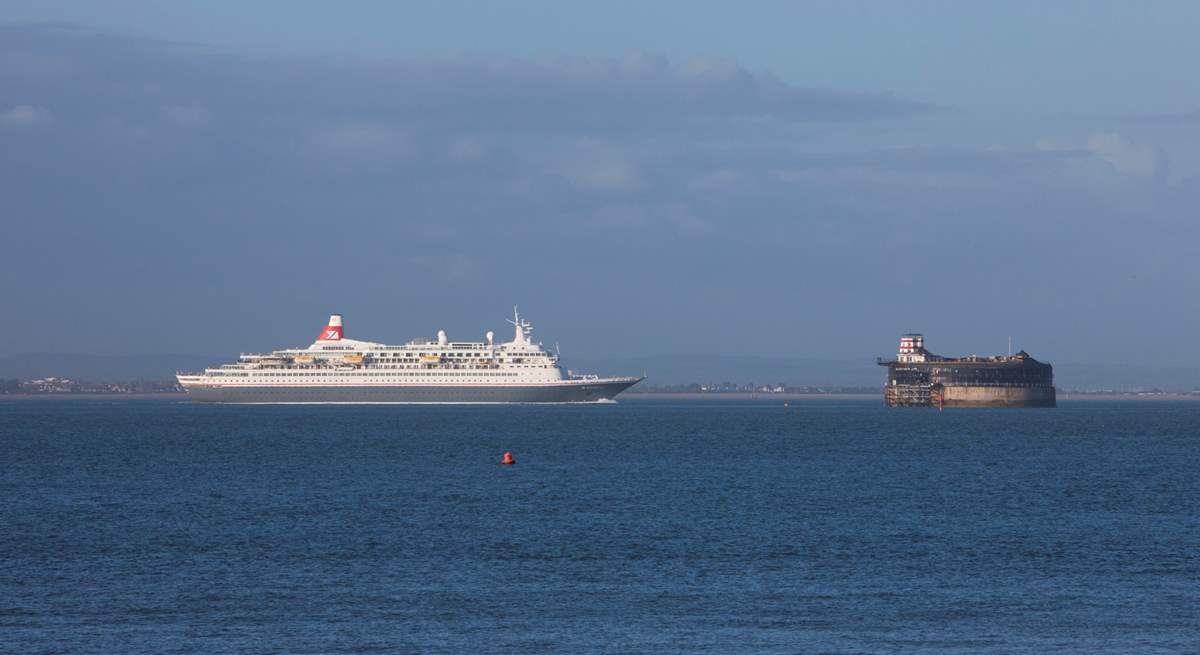 Take a 30 second walk to the seafront; sit, relax and watch the world go by.