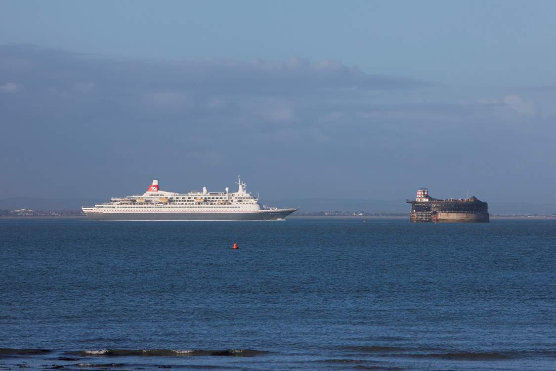 Take a 30 second walk to the seafront; sit, relax and watch the world go by.