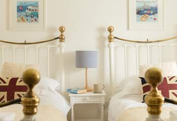 Sit and enjoy a cup of tea in bed with views of the harbour.