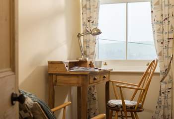The little study is ideal for quiet reading or keeping up with work...although the views are a major distraction!