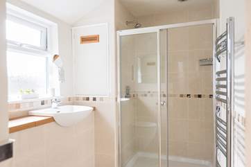 The shower-room.