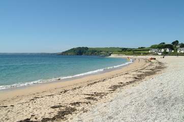 Gyllyngvase beach is great for families.