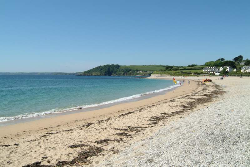 Gyllyngvase beach is great for families.