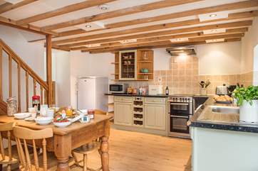 The pretty cottage kitchen/diner.