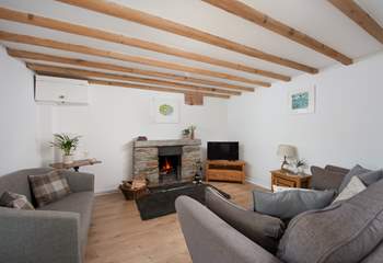 Plenty of room for all to relax in the sitting room.