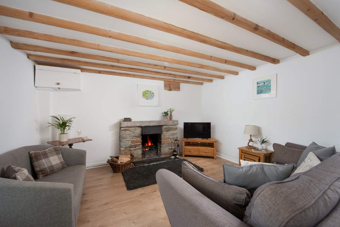 Plenty of room for all to relax in the sitting-room.