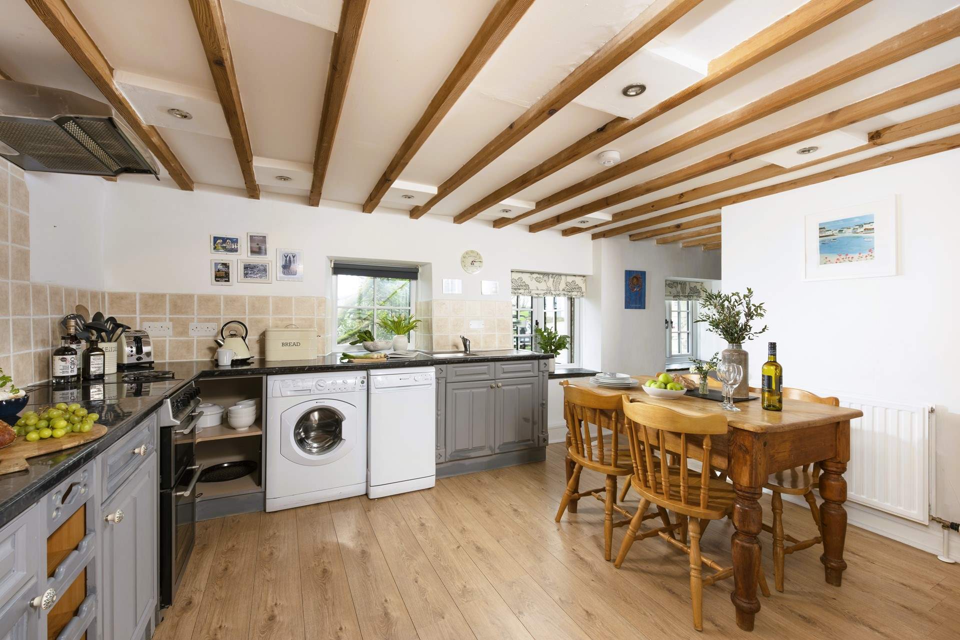 The cottage is well-equipped for holiday catering but do you really want to be tied to the kitchen when you are on holiday? Why not try some of the local pubs and restaurants.