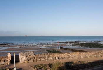 Enjoy these spectacular views from the balcony off the double bedroom out to the Old Forts