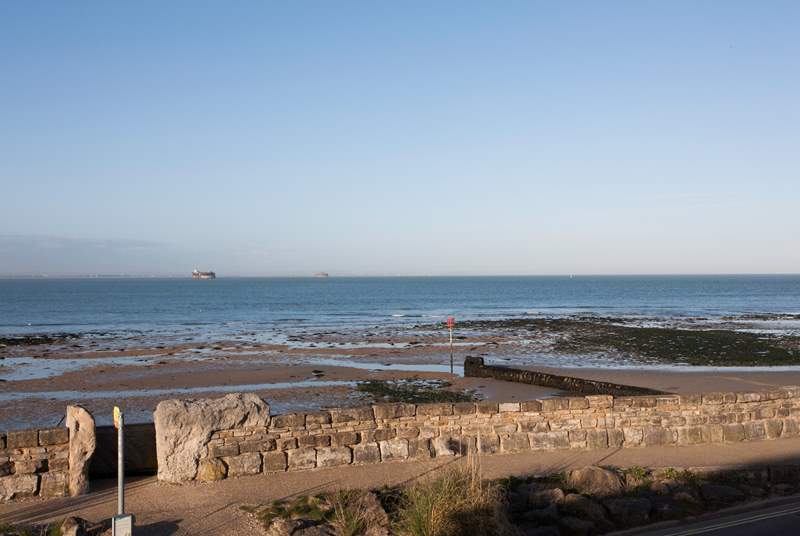Enjoy these spectacular views from the balcony off the double bedroom out to the Old Forts