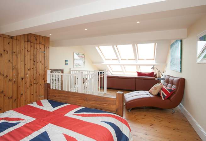 A fantastic size, the master bedroom has plenty of space to relax, read a book or enjoy the the view from the window