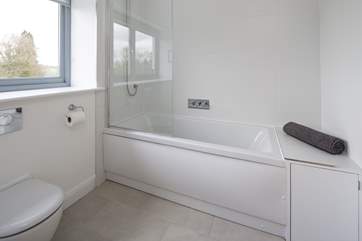 With a bath for those who wish to sit back, and relax for a while.