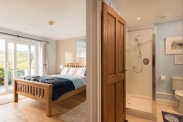 The shower-room is en suite to the bedroom.