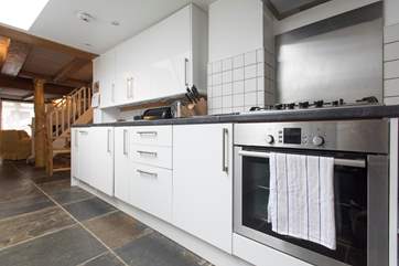 The kitchen.