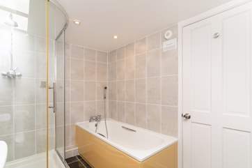 The bath, perfect for a long soak after a busy day.