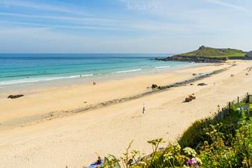 Visit St Ives for beautiful beaches and a town of cobbled streets, eclectic shops and galleries.