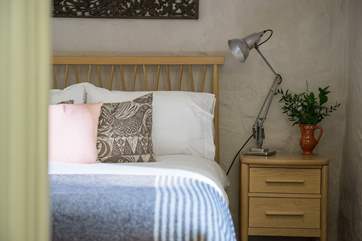 Quality linens, carefully selected soft furnishings and neutral colours, perfect.