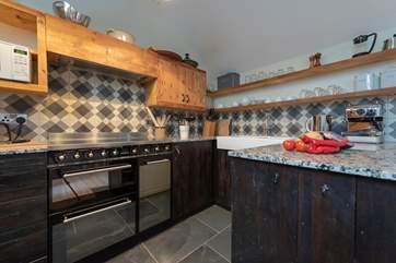 Plenty of cupboard space and room to cook.