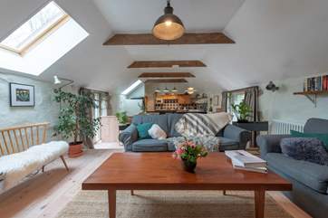 Open plan first floor living.
