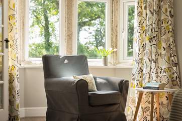 A sunny spot to read a book.