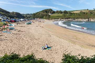 Sandy Swanpool beach has plenty of water sports on offer.