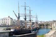 Charlestown Harbour is an old historic working port and home to a number of Tall Ships.