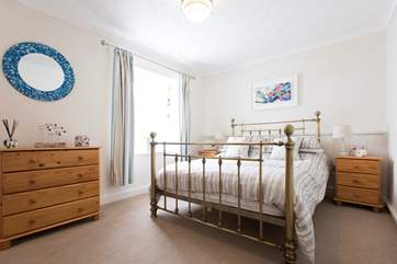 The first floor double bedroom.