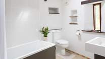 The family bathroom on the first floor.