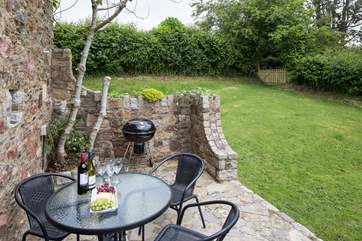 The perfect patio to enjoy dining al fresco.