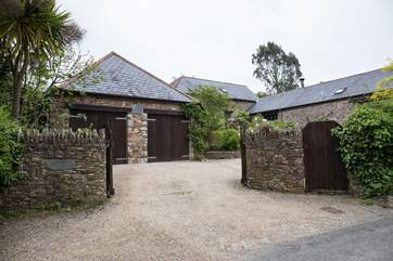 The entrance to Laurel Cottage and your private gated courtyard.
