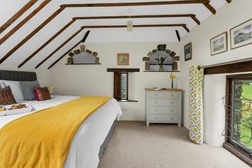 Bedroom One, with a fabulously comfy super-king size bed.