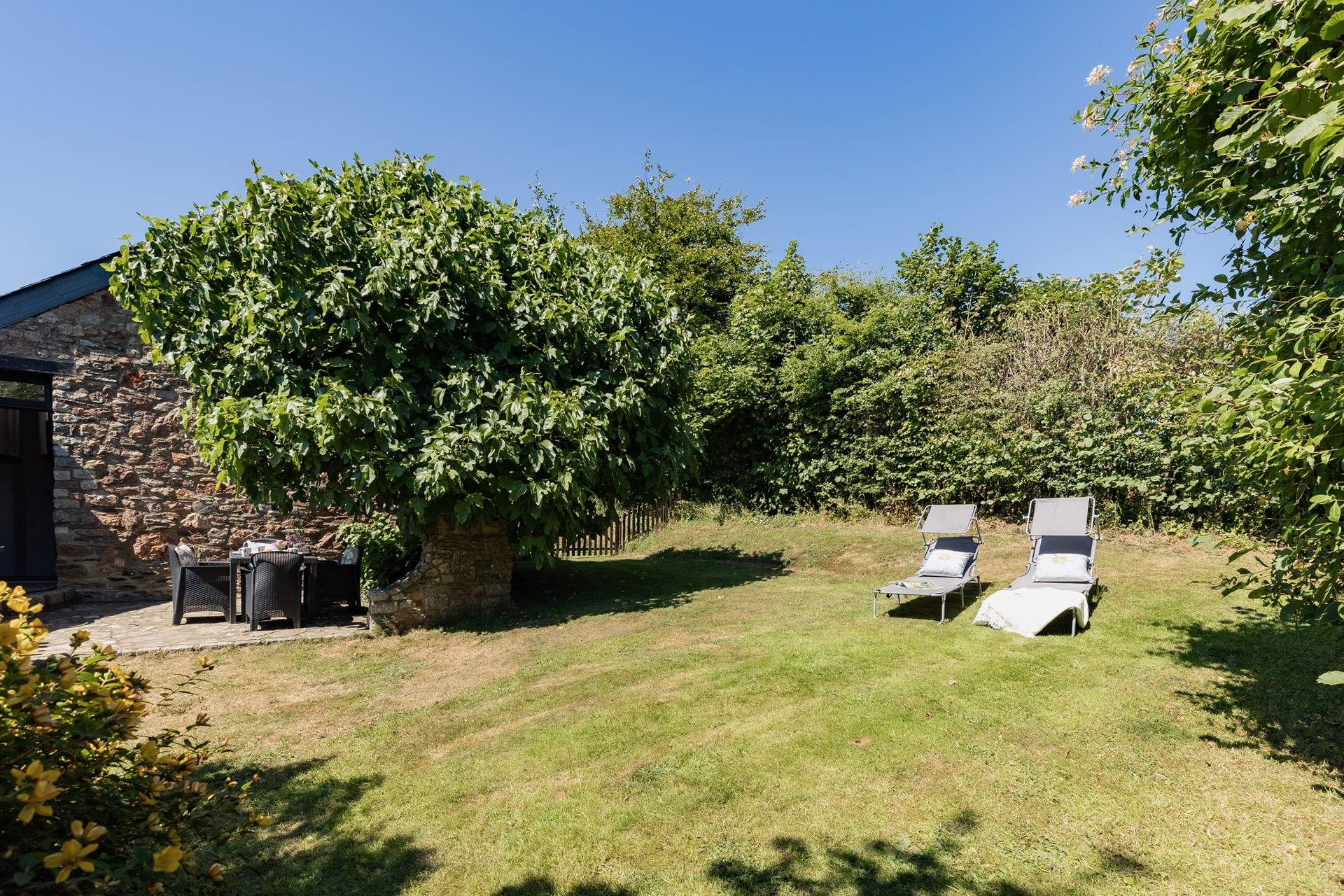 The garden is truly beautiful.