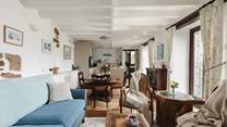 The perfect space for enjoying each other's company in this lovingly designed living space.