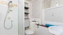 The handy ground floor shower-room.