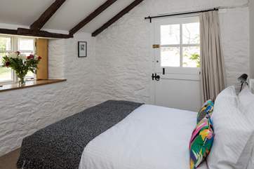 Bedroom 2, once again with lovely views over the rolling countryside.
