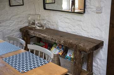 An abundance of games and books for you and your party to enjoy. Hours of fun and games to be had in this corner.