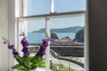 The view from the master bedroom.