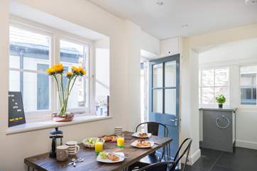 A lovely place to sit and eat breakfast.