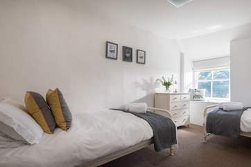 The twin bedroom.