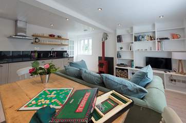 Open plan living.