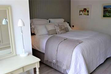 A sumptuous bed for a great night's sleep.