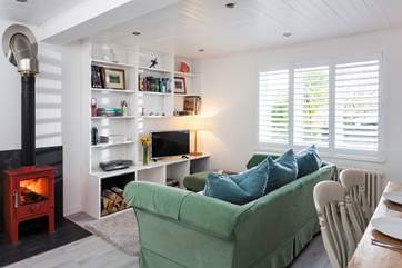 Relax in in front of your roaring wood-burner.