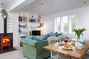 Open-plan living.