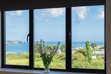 The view from the master bedroom.