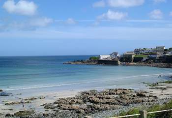 Coverack bay is a short drive away or an eight mile walk. Enjoy a drink/bite to eat before heading back along the coast path.