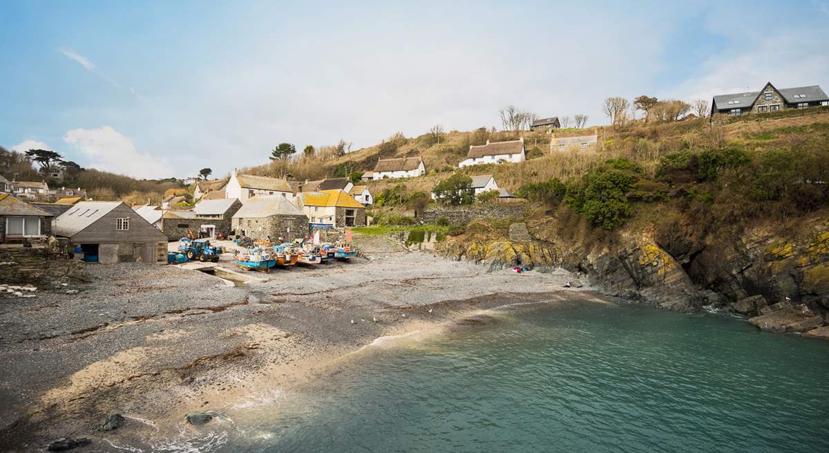 Pretty Cadgwith Cove is less than two miles away by car or a 35 minute walk including a rather steep hill on the way back, but it is well worth it!