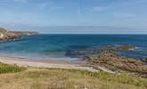 Kennack Sands is a short stroll down the hill, the waters are perfect for swimming, the beach has a lifeguard in the main season as well as a beach hut and beach cafe selling drinks, snacks and ice creams. - Thumbnail Image